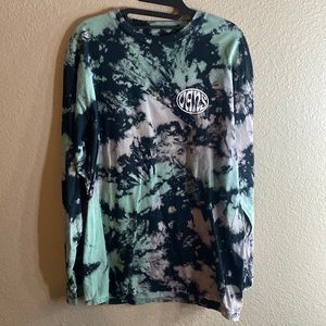 Vans tie-dye long sleeve, size L